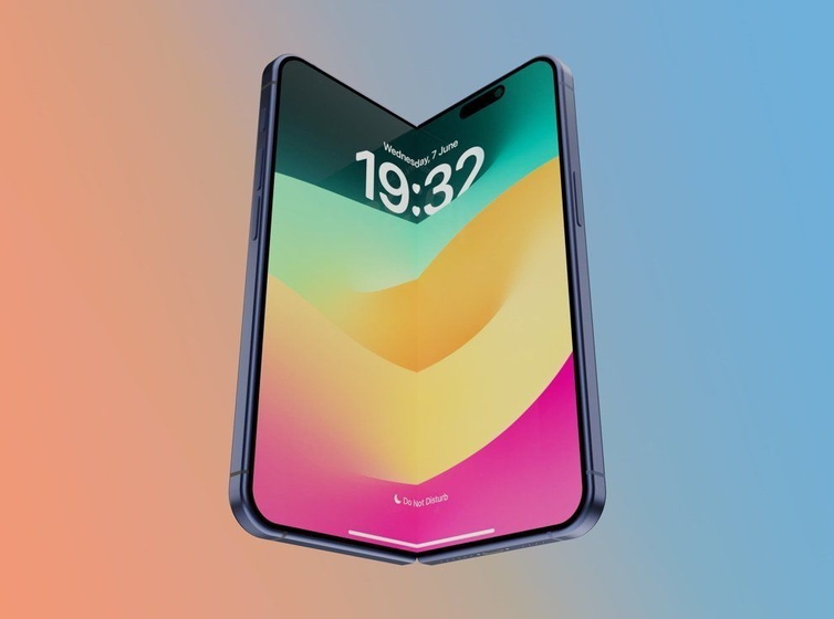 iPhone gập lộ diện: Thiết kế giống Galaxy Z Fold, dùng khung titan, màn hình không nếp gấp