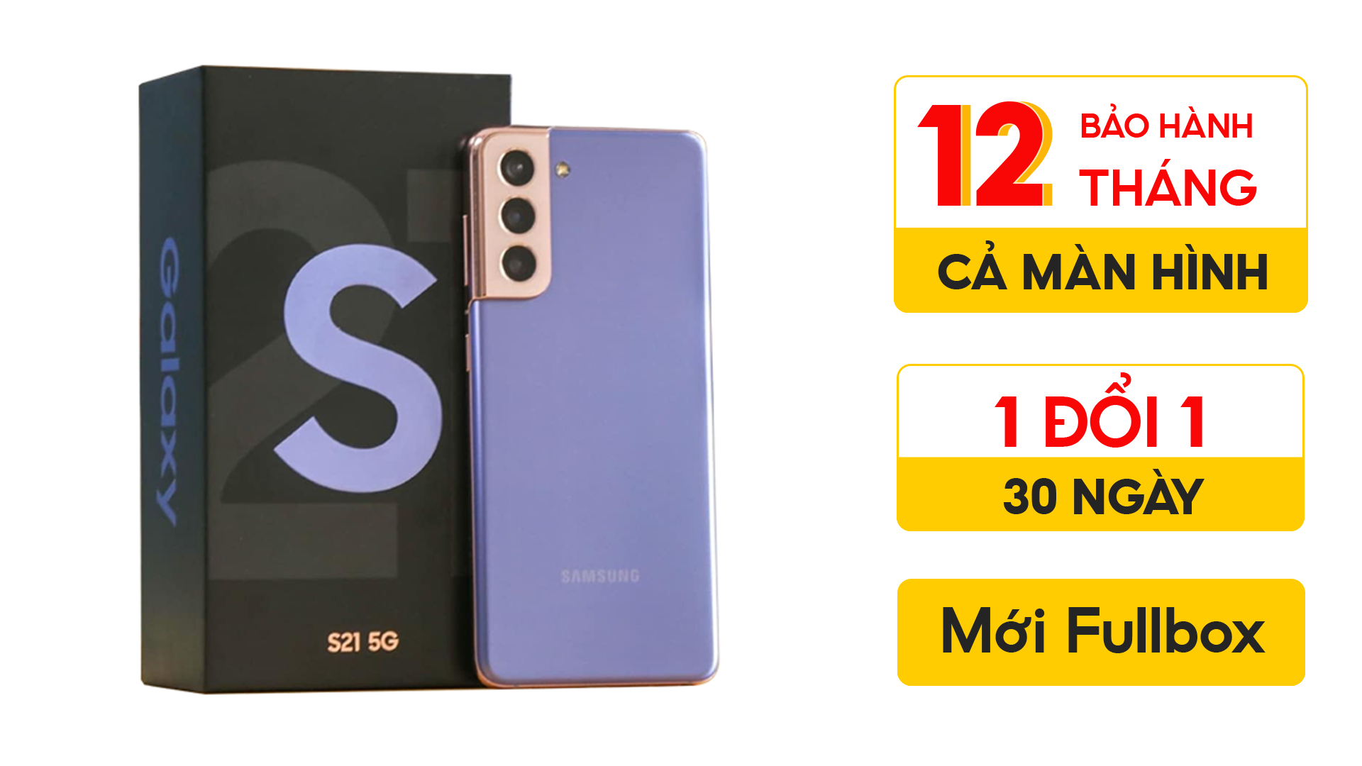 Samsung S21 5G Mỹ 8G/128G 2 Sim - Mới Fullbox