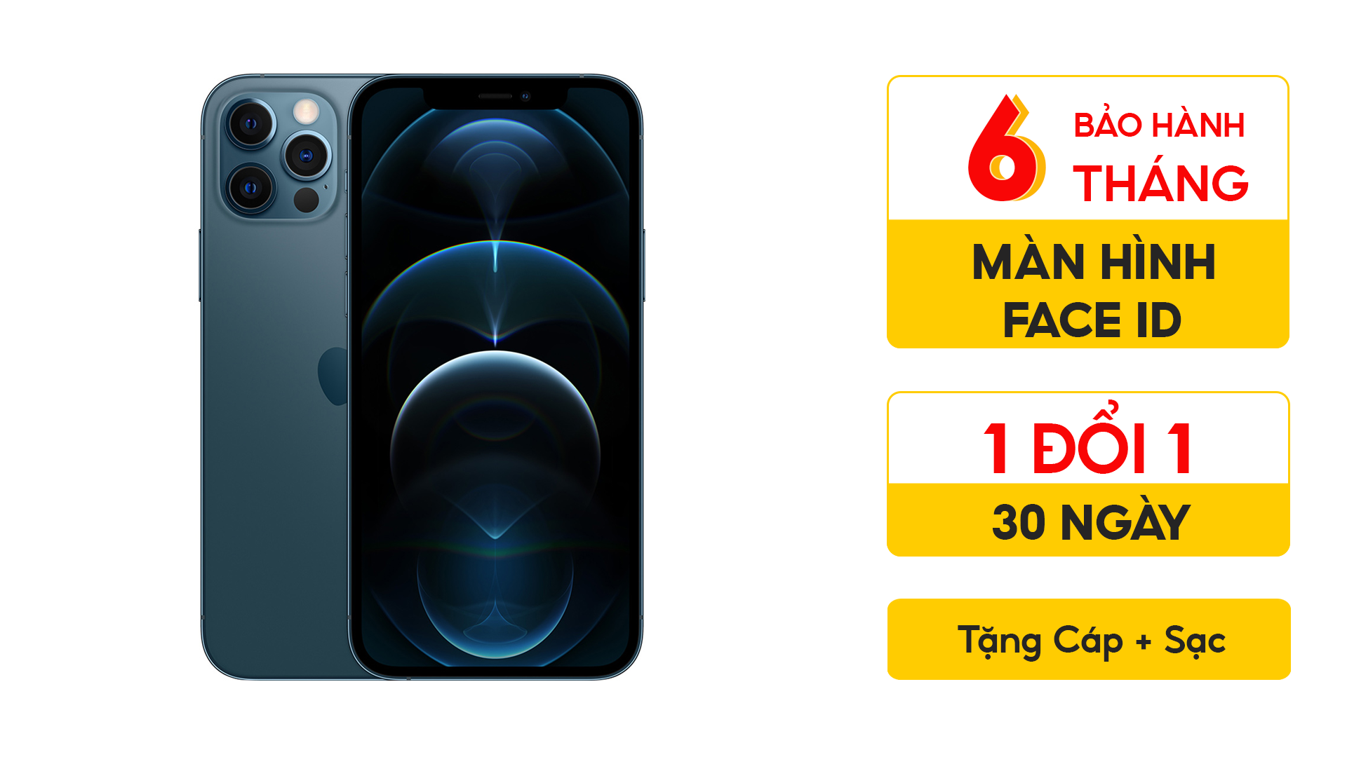 iPhone 12 Pro Max 128G Sạc 0 Lần - Pin 100%