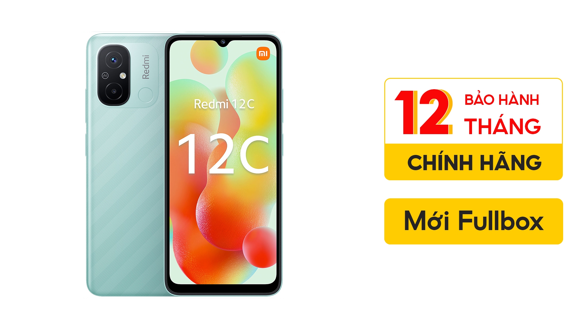 Xiaomi Redmi 12C (3G - 32G) Chính hãng DGW 