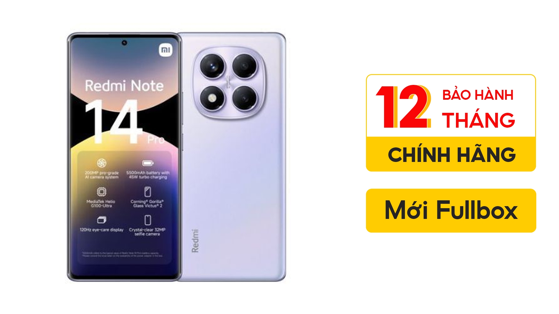 Xiaomi Redmi Note 14 Pro 4G Chính hãng DGW