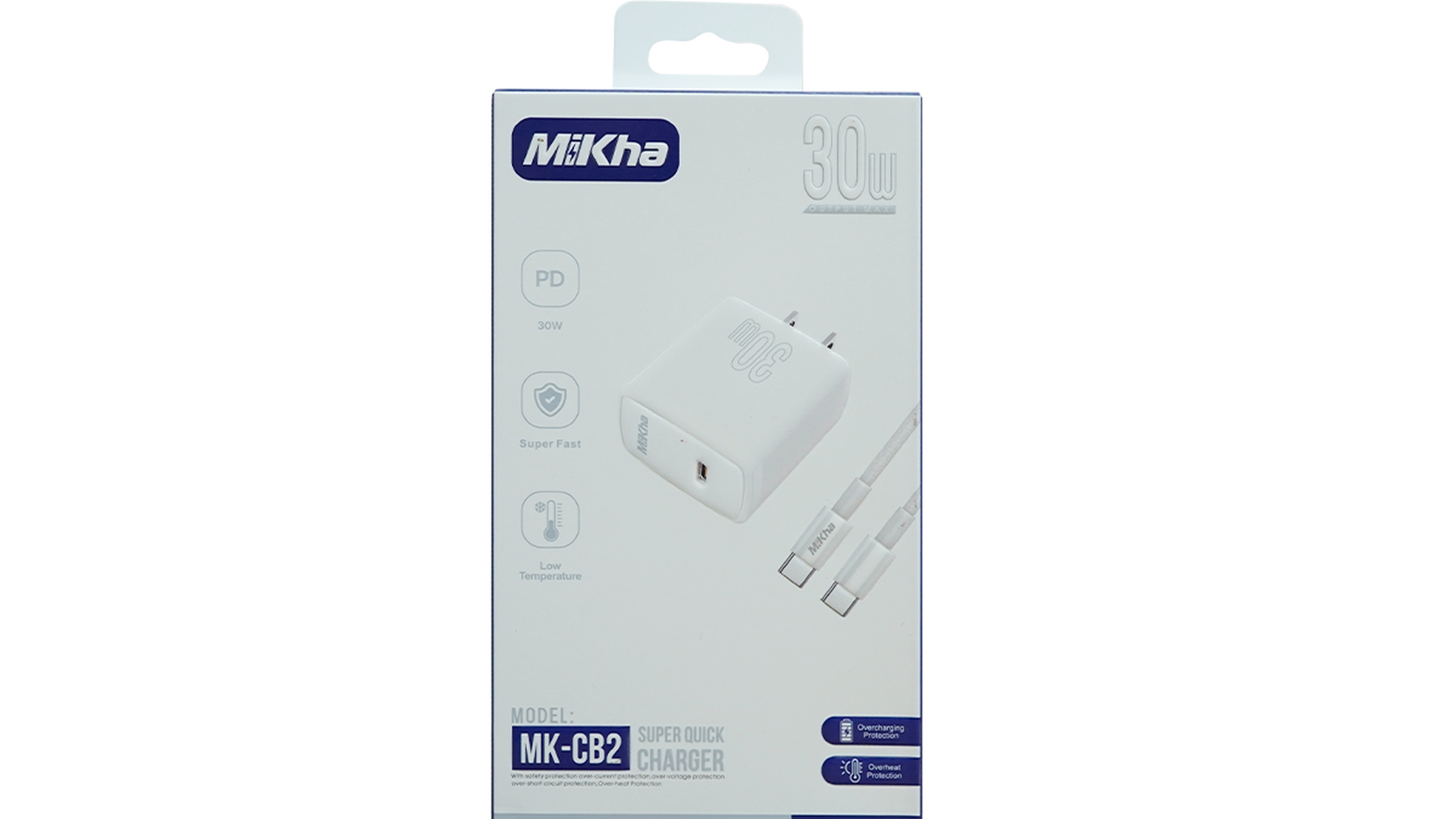 Bộ Củ Cáp Sạc Nhanh MIKHA PD 30W C - C Chính Hãng