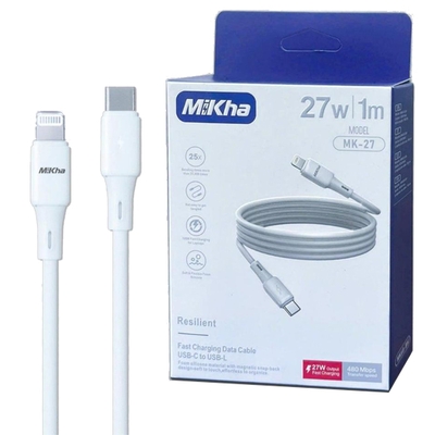 Cáp MIKHA 27W Type-C To Lightning Chính hãng