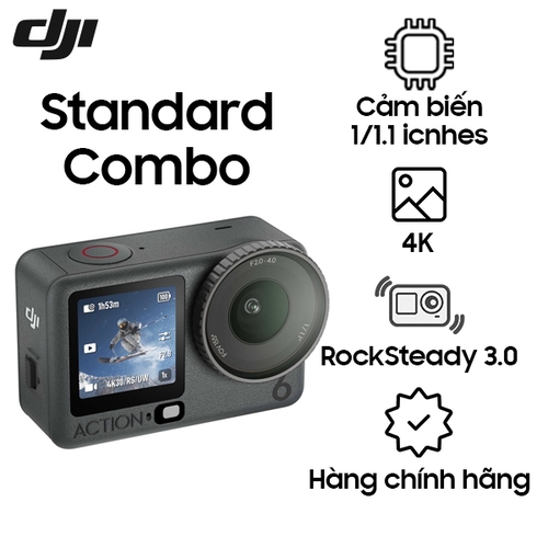 DJI Osmo Action 6 Standard Combo Chính hãng