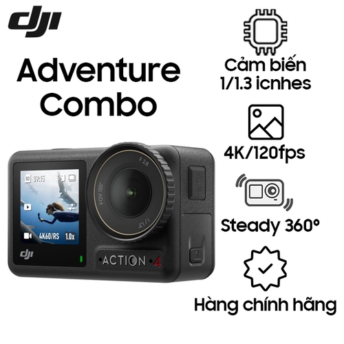 DJI Osmo Action 4 Adventure Combo Chính hãng